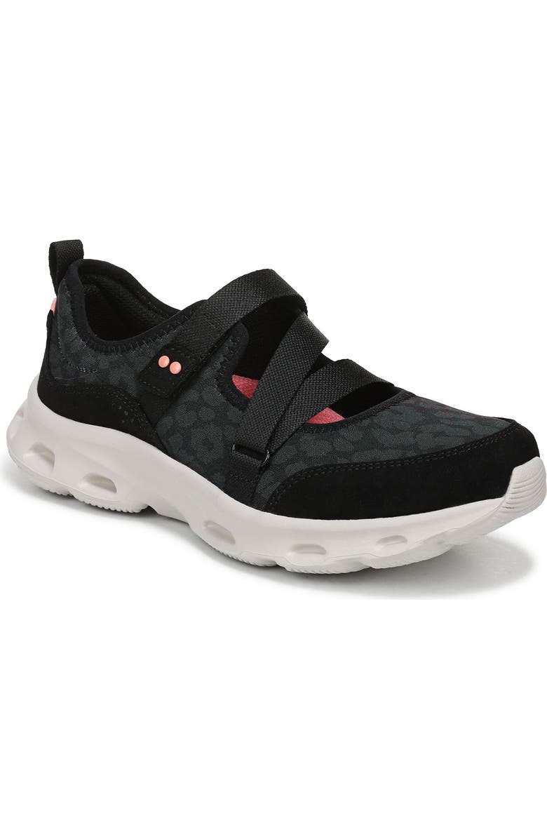 Rykä ACTIVFoam Sneaker, Main, color, Black Leopard Fabric