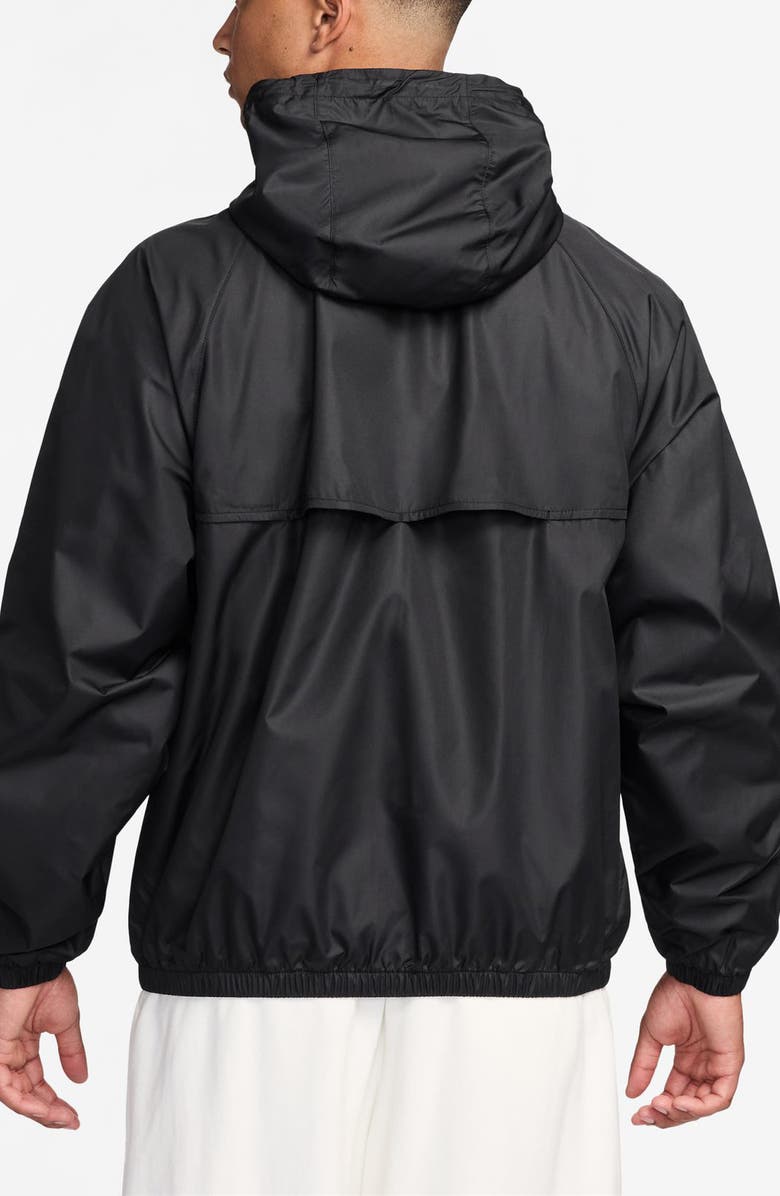Nike Windrunner Hooded Lined Jacket, Alternate, color, Black/ White
