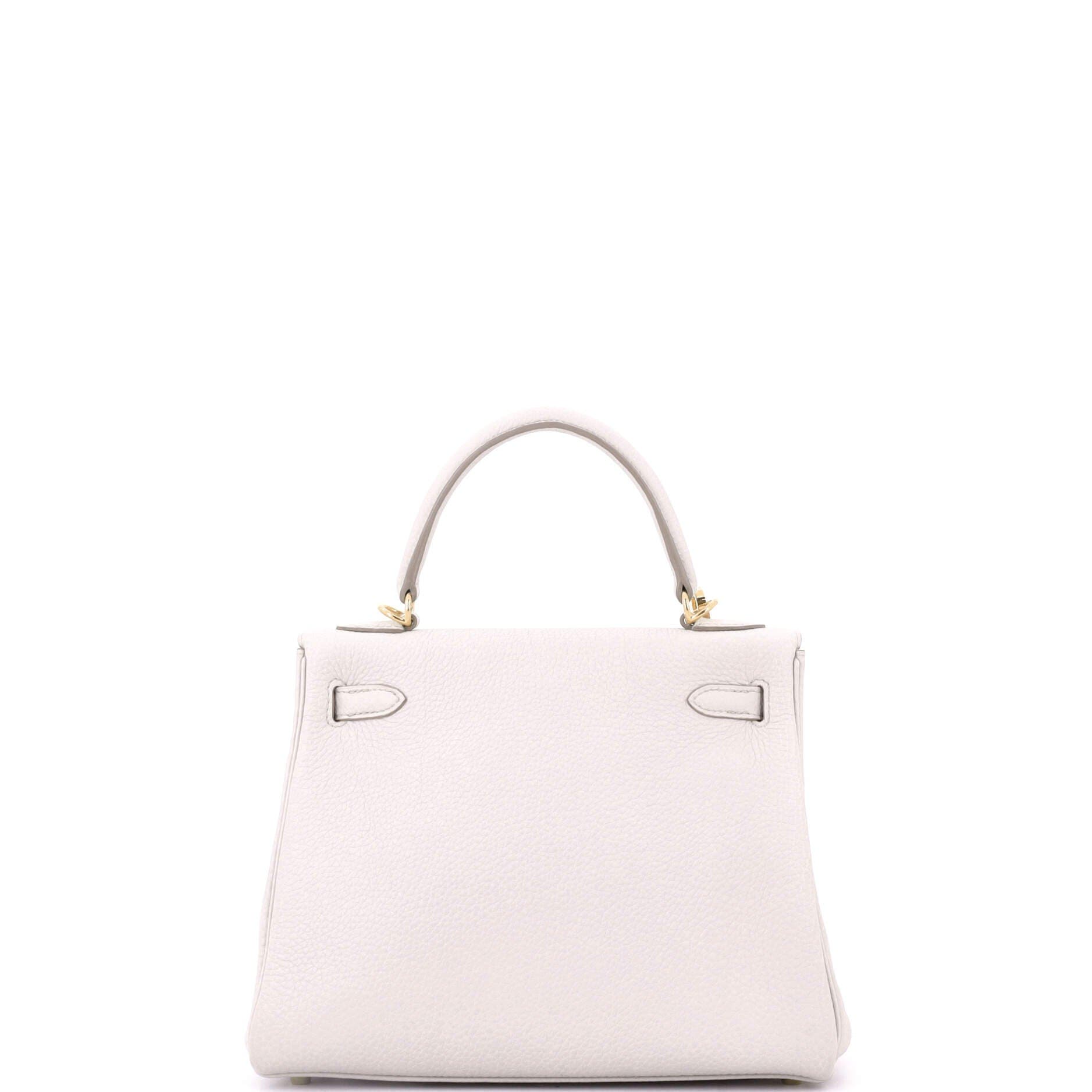 Pre-Owned Hermes Kelly Handbag Light Togo with Gold Hardware 25, Alternate, color, 