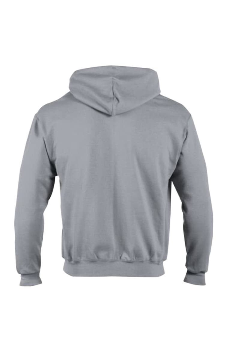 Men's Champion  Heather Gray Denver Broncos Powerblend Fleece Full-Zip Hoodie, Alternate, color, Heather Gray