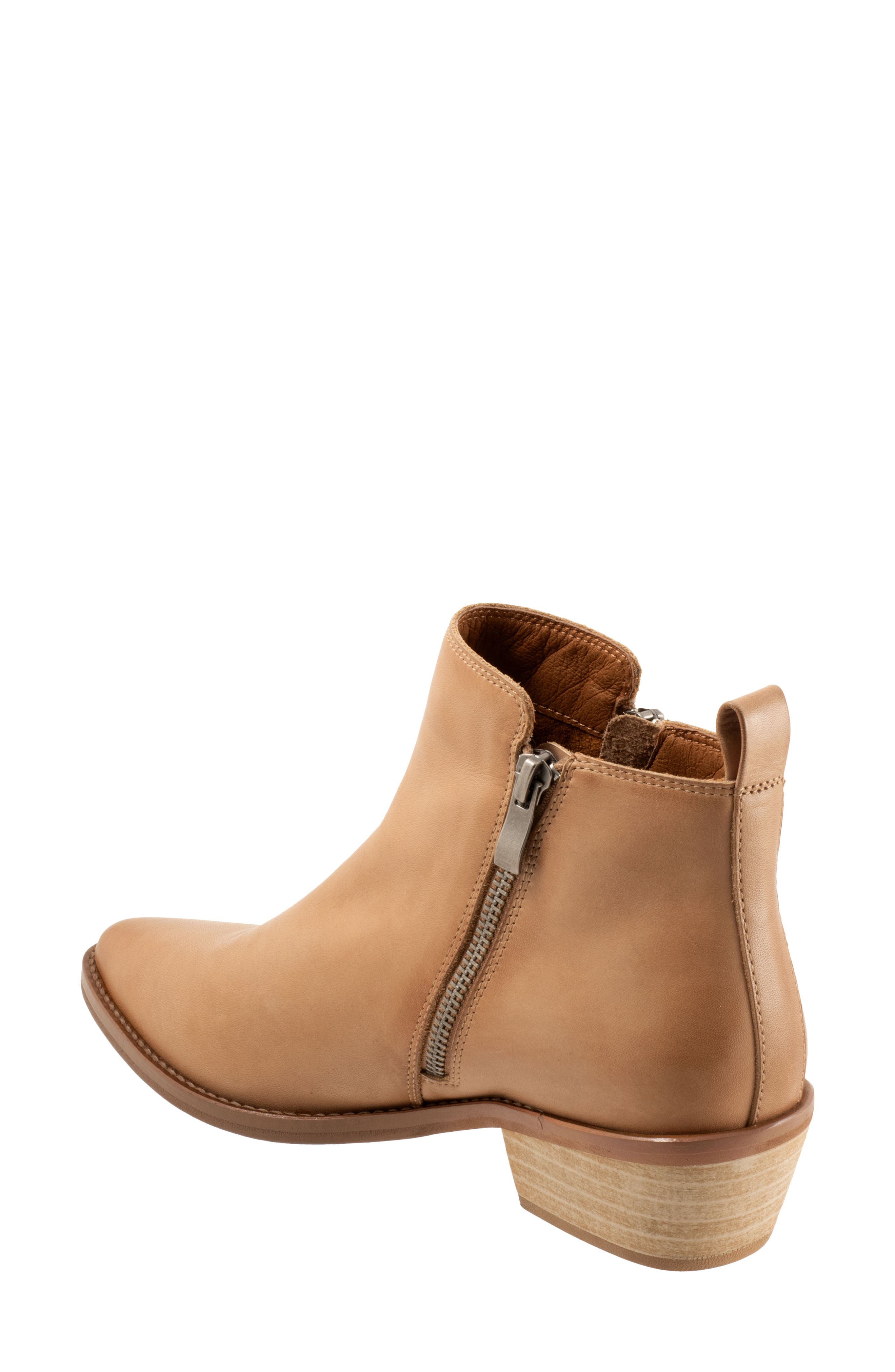 Zense Leather Bootie, Alternate, color, TAN