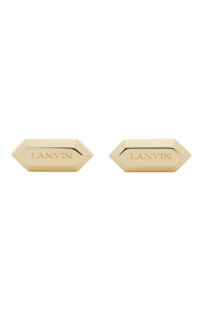 Lanvin Label Cufflinks, Main, color,