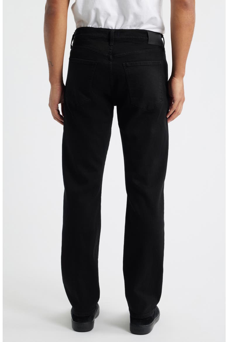 Elijah Relaxed Straight Leg Stretch Cotton & Cashmere Jeans, Alternate, color, STARLESS BLACK