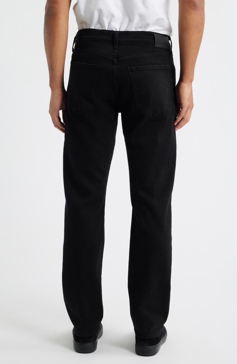 Citizens of Humanity Elijah Relaxed Straight Leg Stretch Cotton & Cashmere Jeans, Alternate, color, Starless Black