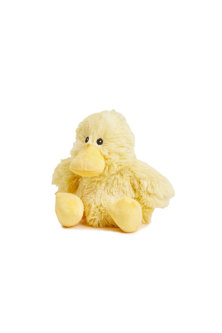 Duck Junior Plush Toy, Main, color, Medium Yellow