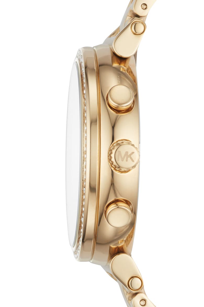 Sofie Chronograph Bracelet Watch, 39mm, Alternate, color, GOLD