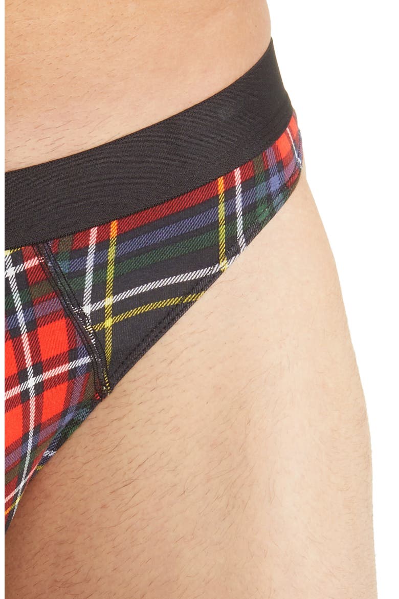 Thong, Alternate, color, FESTIVE PLAID