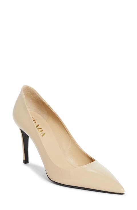 Saffiano Leather Pump (Women)