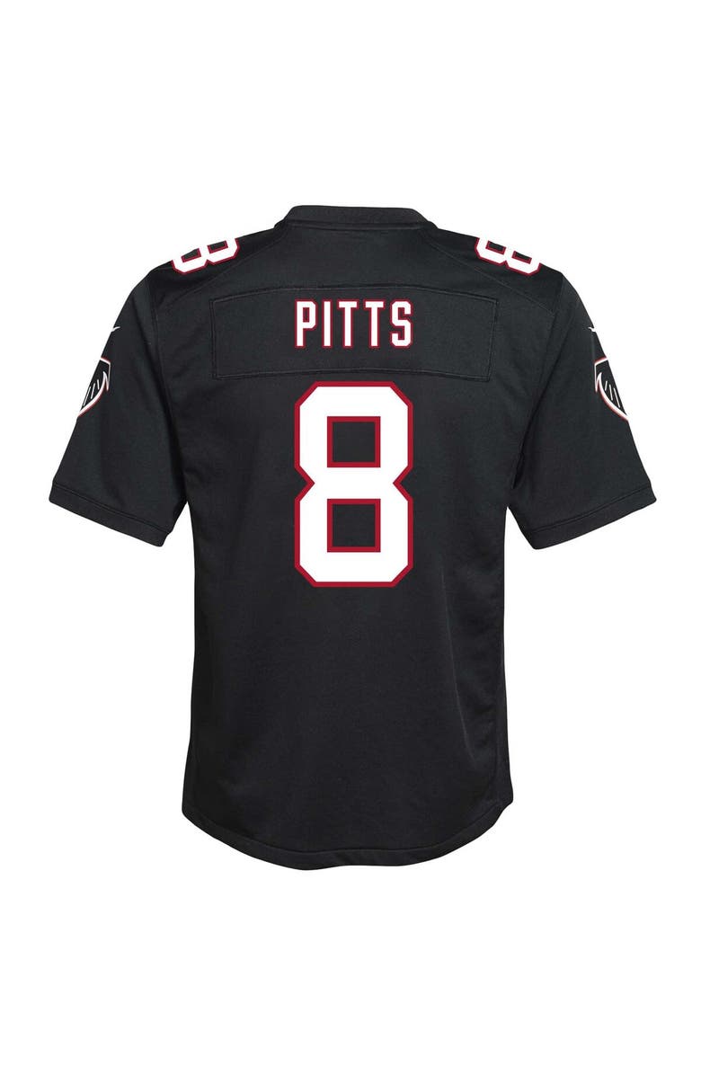 Nike Youth Nike Kyle Pitts Black Atlanta Falcons Game Jersey, Alternate, color, Black