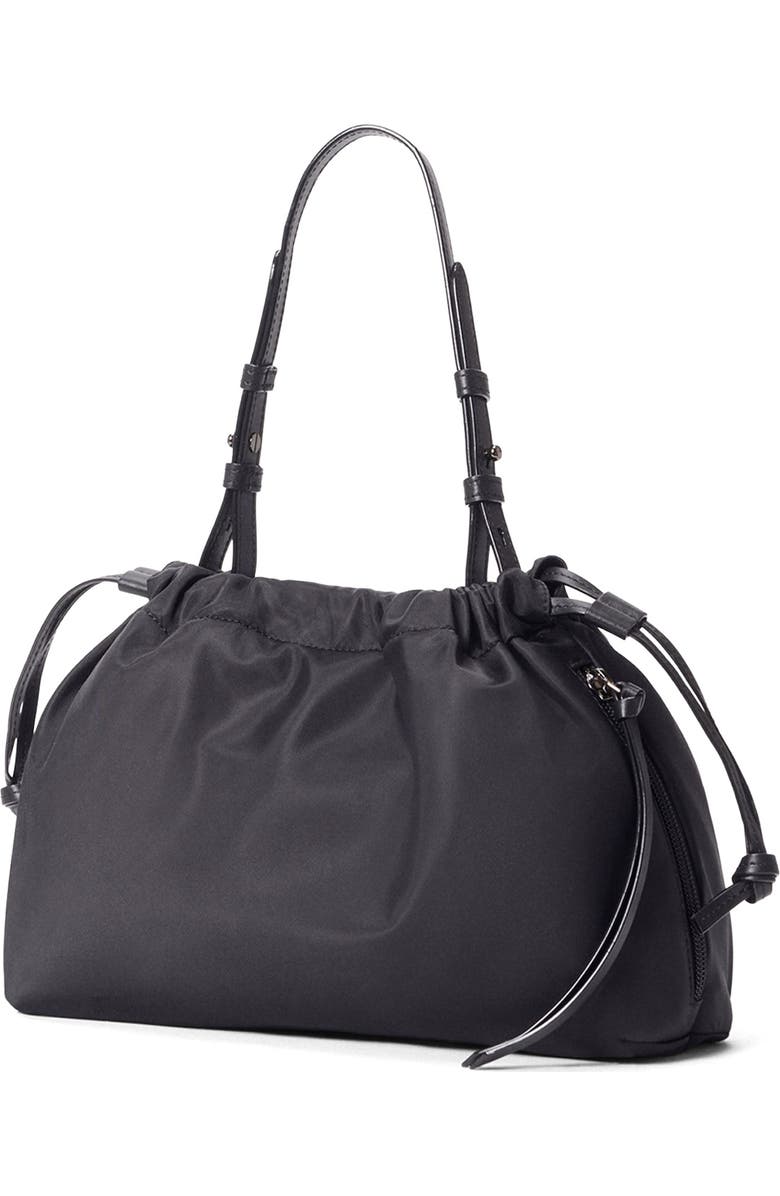 MZ Wallace Small Waverly Nylon Shoulder Bag, Alternate, color, Black