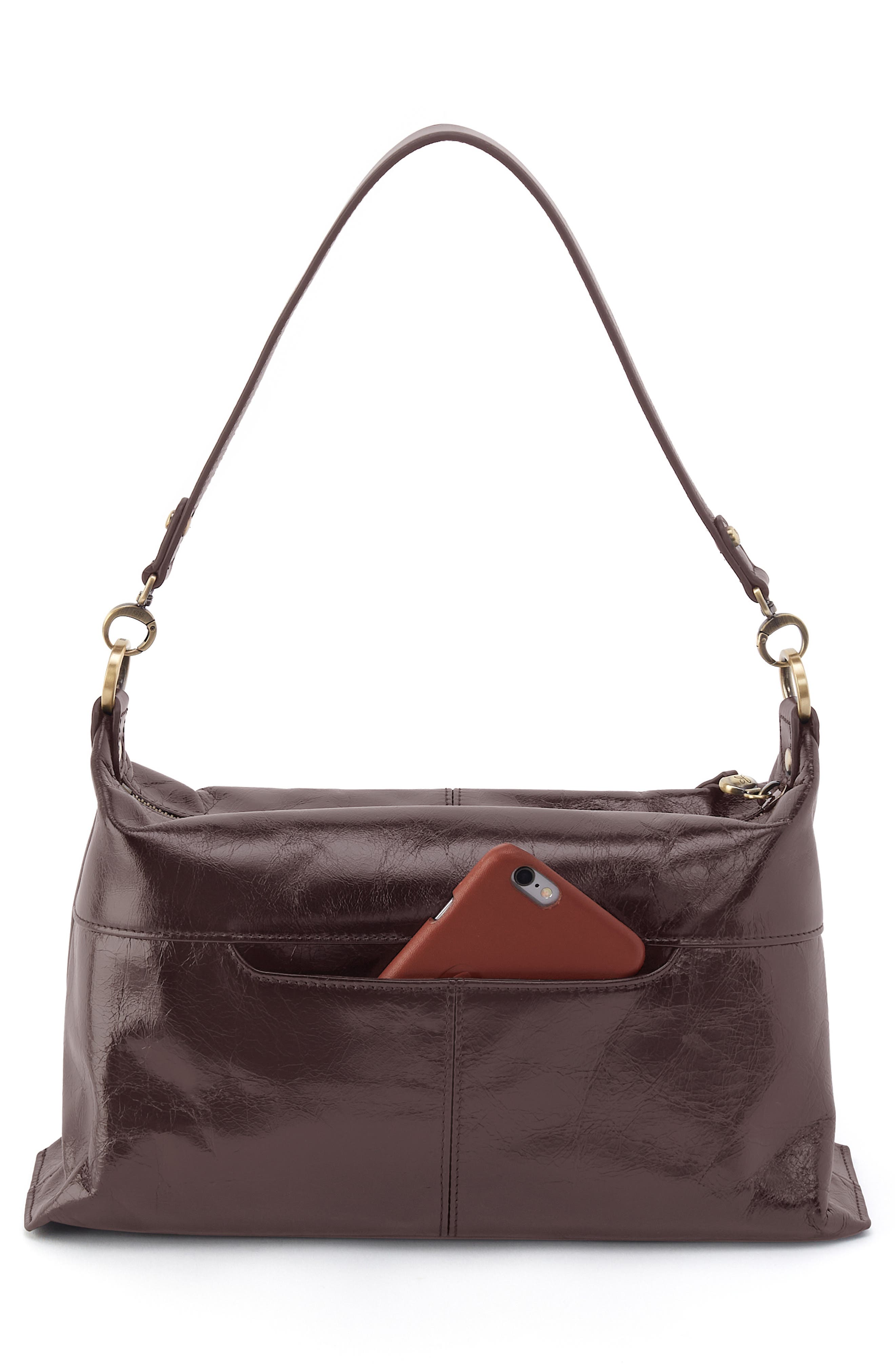 Avon Leather Shoulder Bag, Alternate, color, HEARTHSTONE