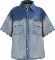 MOUSTACHE Gradient Denim Shirt