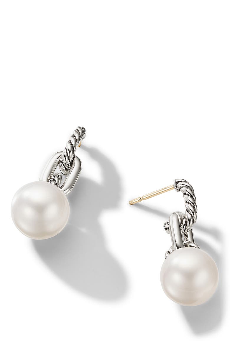 David Yurman Madison<sup>®</sup> Pearl Chain Drop Earrings, Alternate, color,