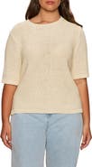 Sanctuary Short Sleeve Open-Stitch Sweater