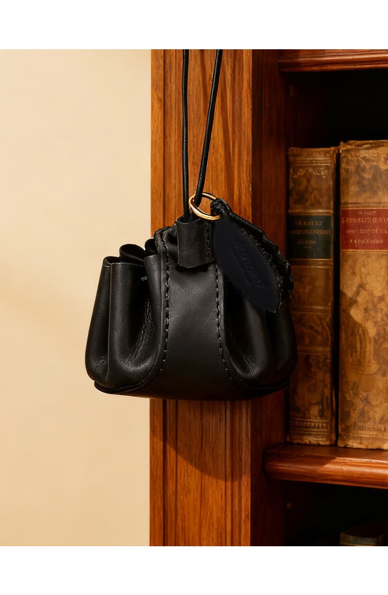 OLD TREND Buki Genuine Leather Mini Charm, Alternate, color, Black