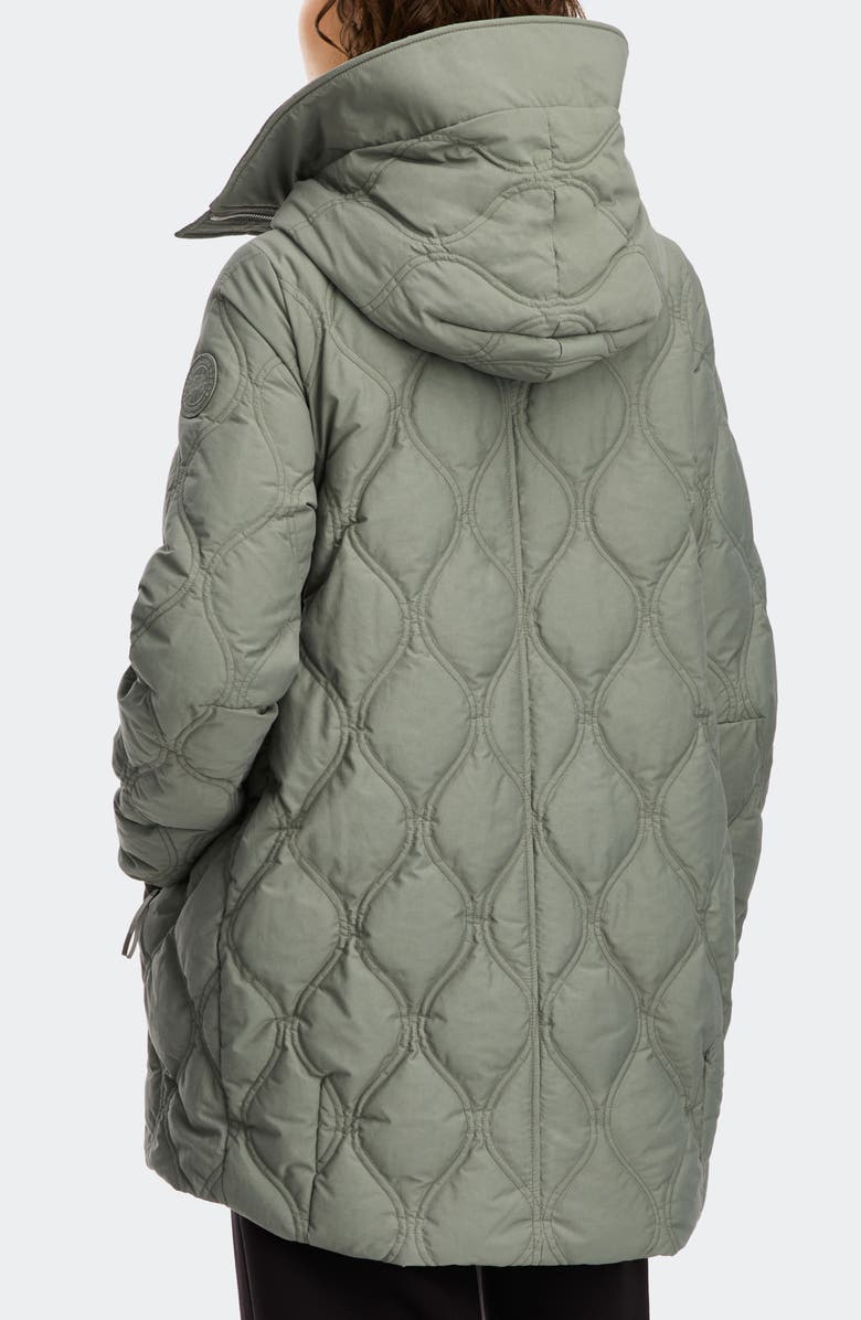Canada Goose Alessia Quilted Hooded Jacket, Alternate, color, Sagebrush