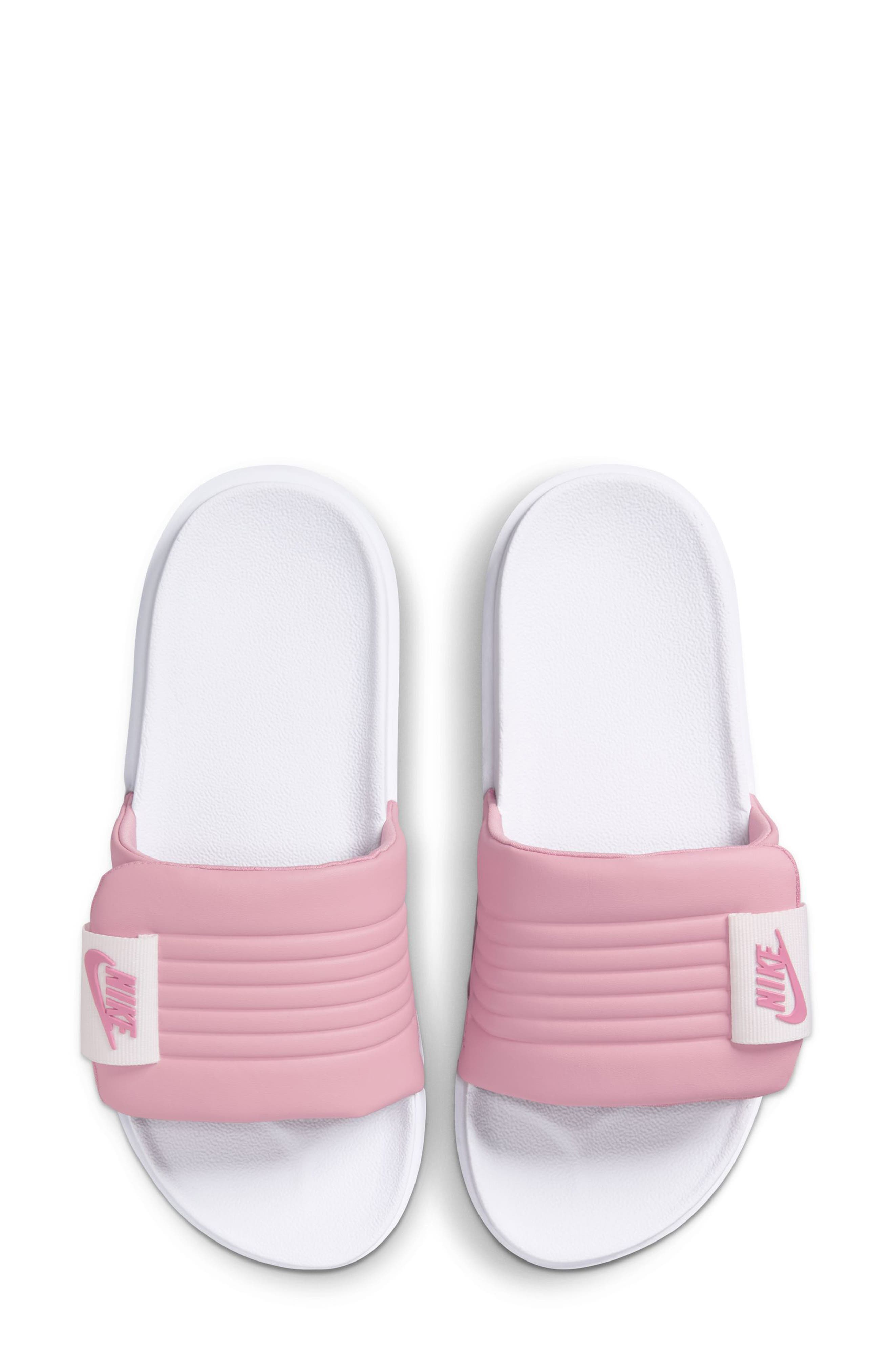 Nike Offcourt Slide Sandal, Alternate, color, White/ Elemental Pink