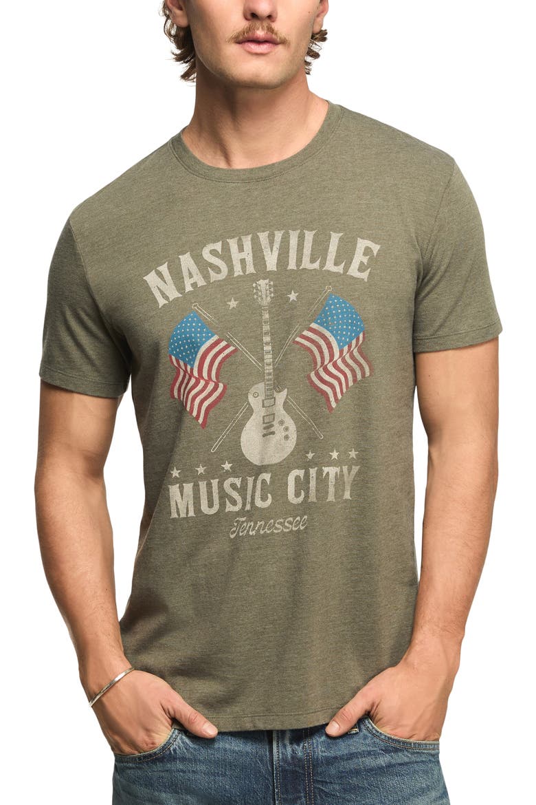 Nashville Guitars Graphic T-Shirt, Main, color, BEETLE