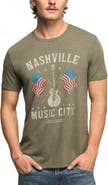 Lucky Brand Nashville Guitars Graphic T-Shirt