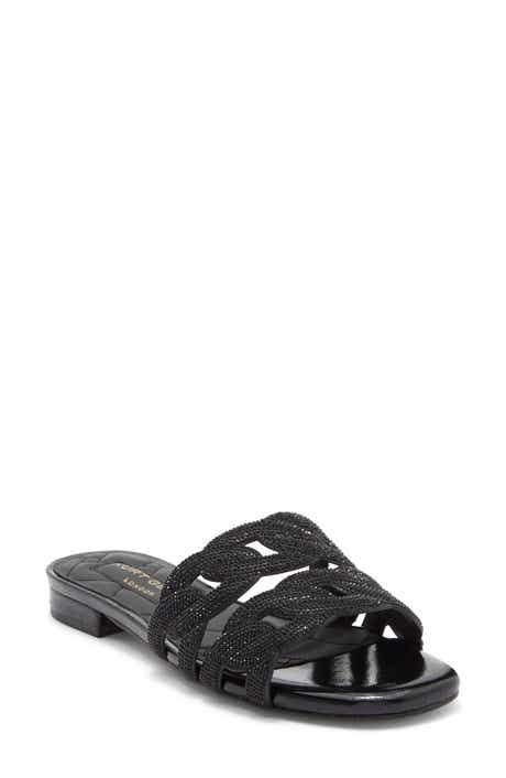 Kurt Geiger London Crystal Chain Slide Sandal