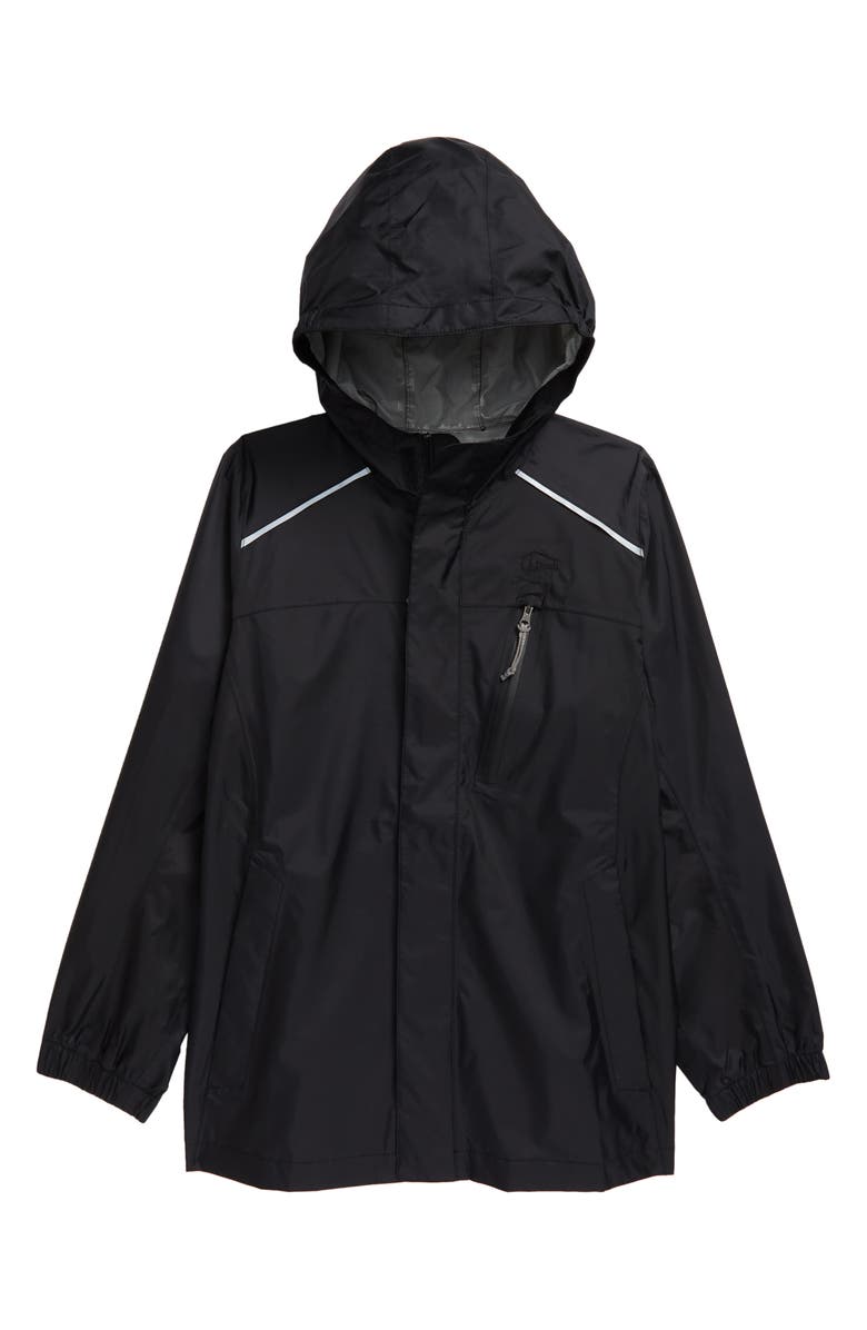 L.L.Bean Kids' Trail Model Waterproof Packable Rain Jacket, Main, color, 