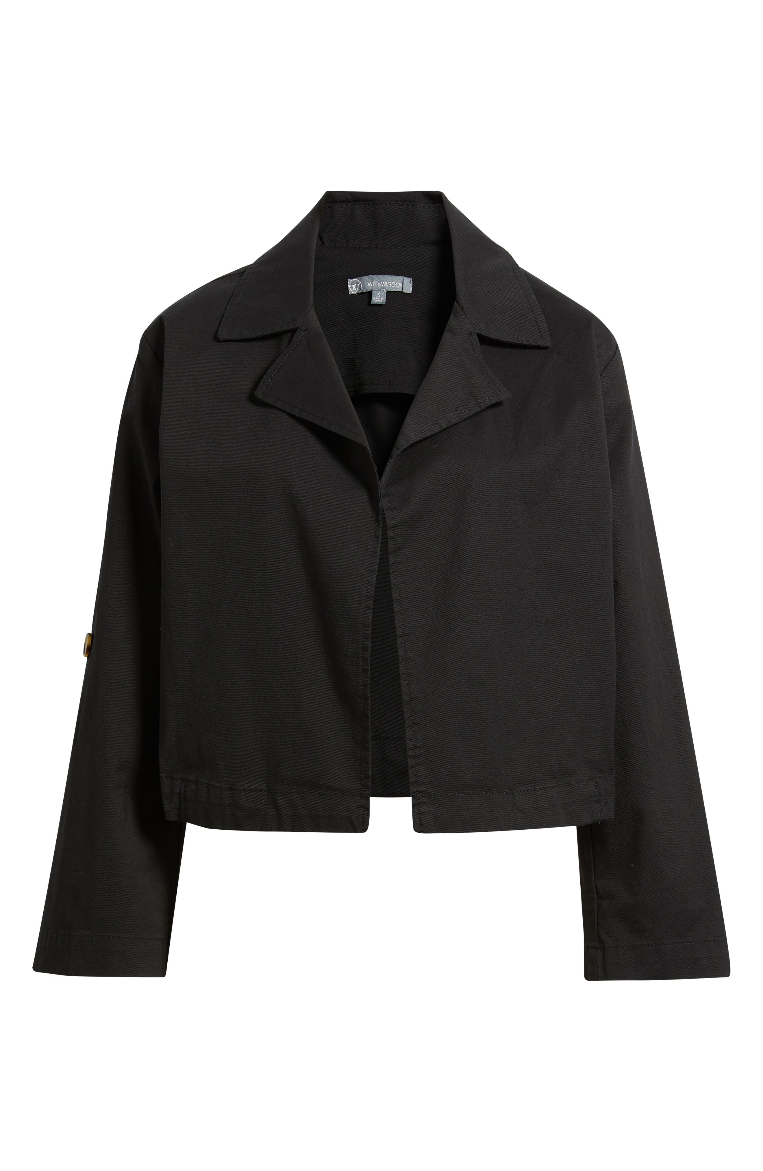 Wit & Wisdom Roll Tab Open Front Soft Blazer — фото 5