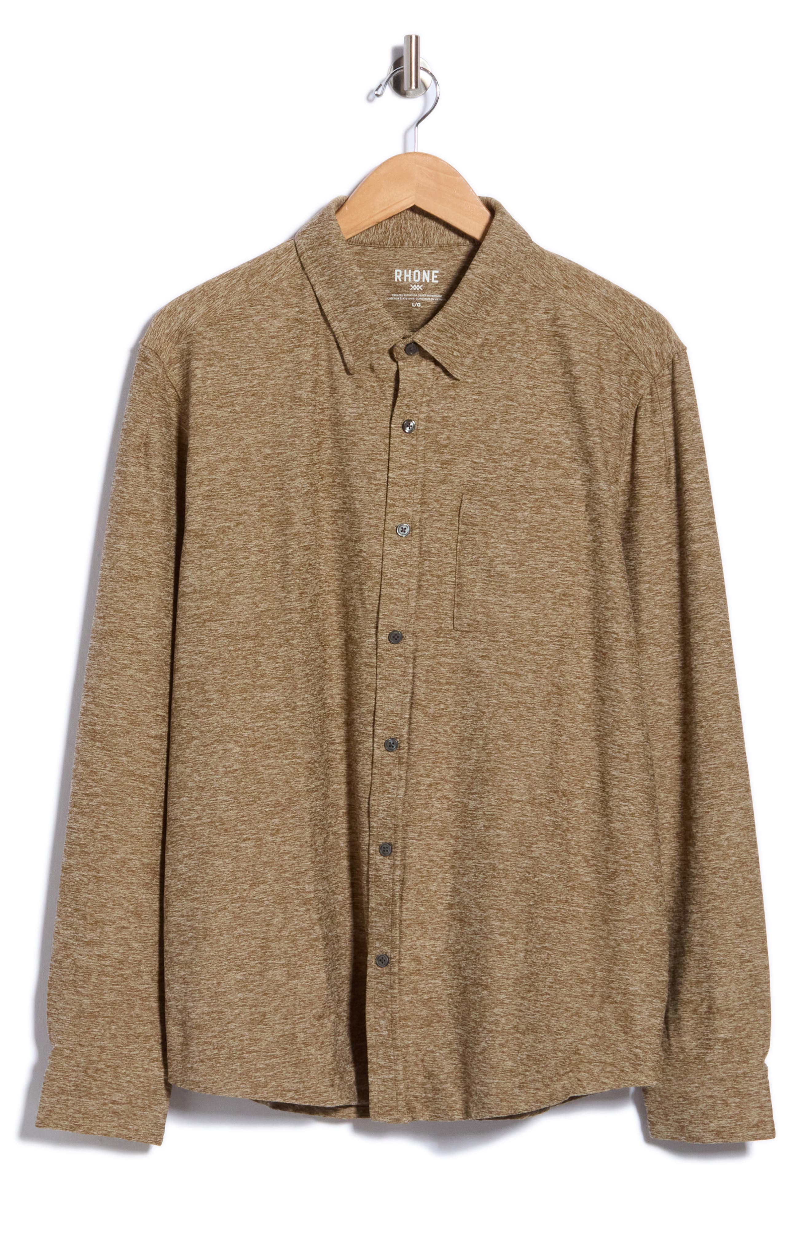 WFH Knit Button-Up Shirt