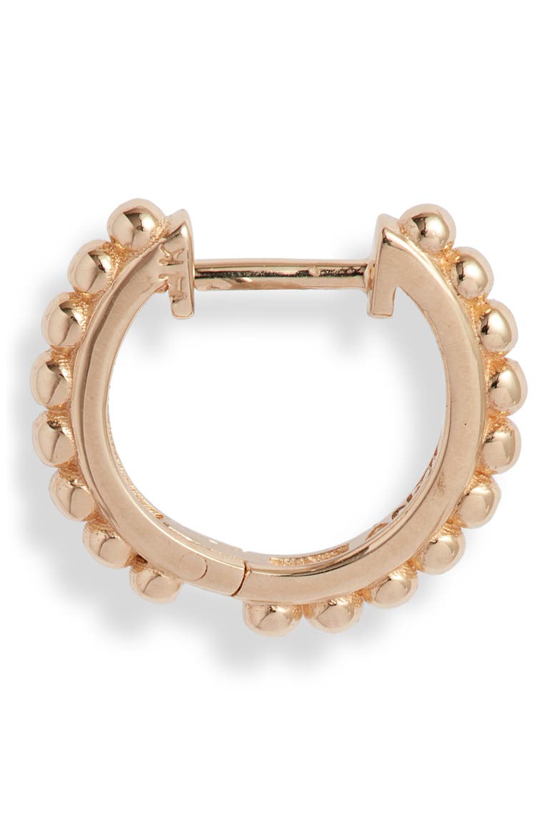 Dew Drop Huggie Hoop Earrings, Alternate, color, GOLD