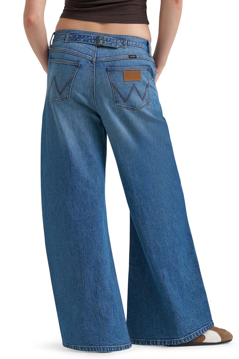 Western High Waist Wide Leg Jeans, Alternate, color, STORMY DUST