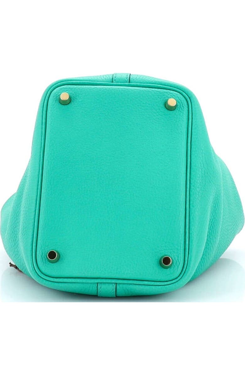 Pre-Owned Hermes Picotin Lock Bag Clemence PM, Alternate, color, Vert Jade