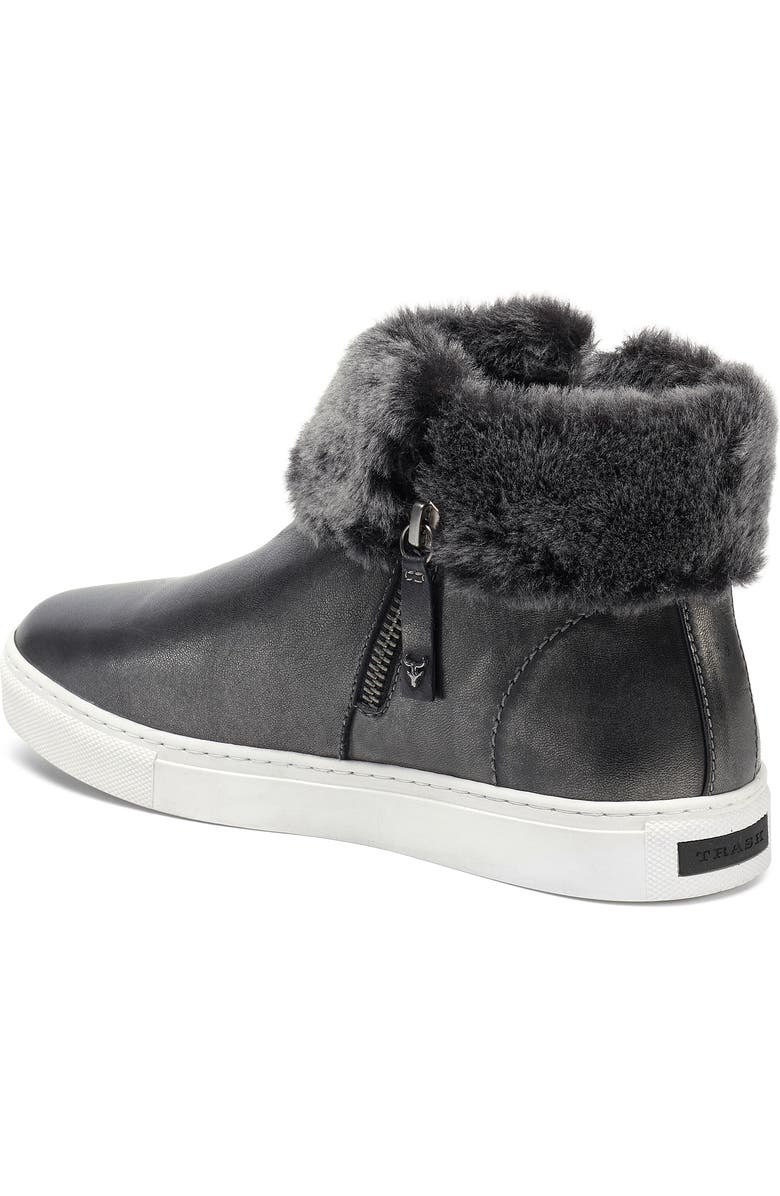 Trask Lexi Genuine Shearling Sneaker, Alternate, color,