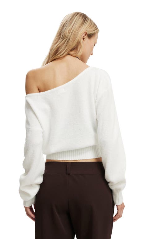 Cotton On Luxe Slouchy Knit In White