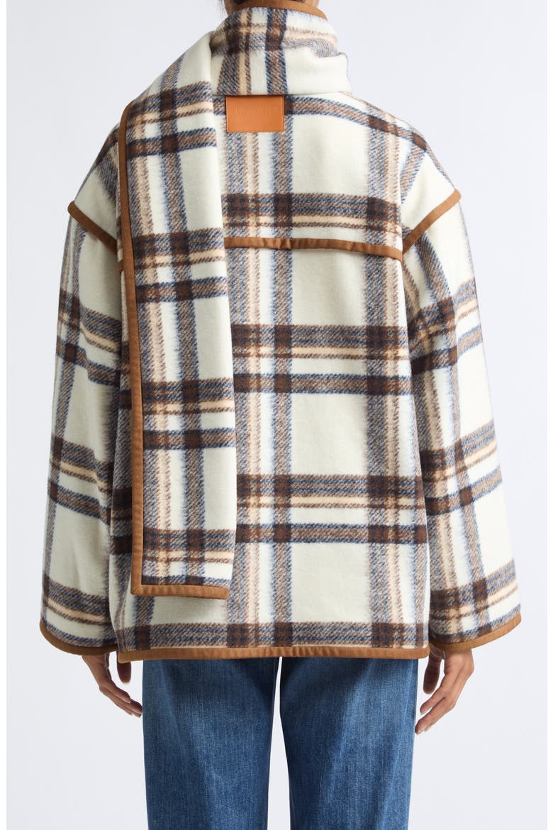 Greyson Plaid Scarf Jacket, Alternate, color, CEDAR MULTI