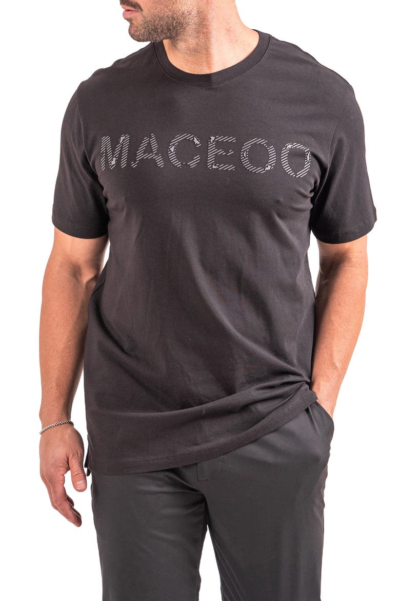 Logo Graphic T-Shirt, Alternate, color, BLACK