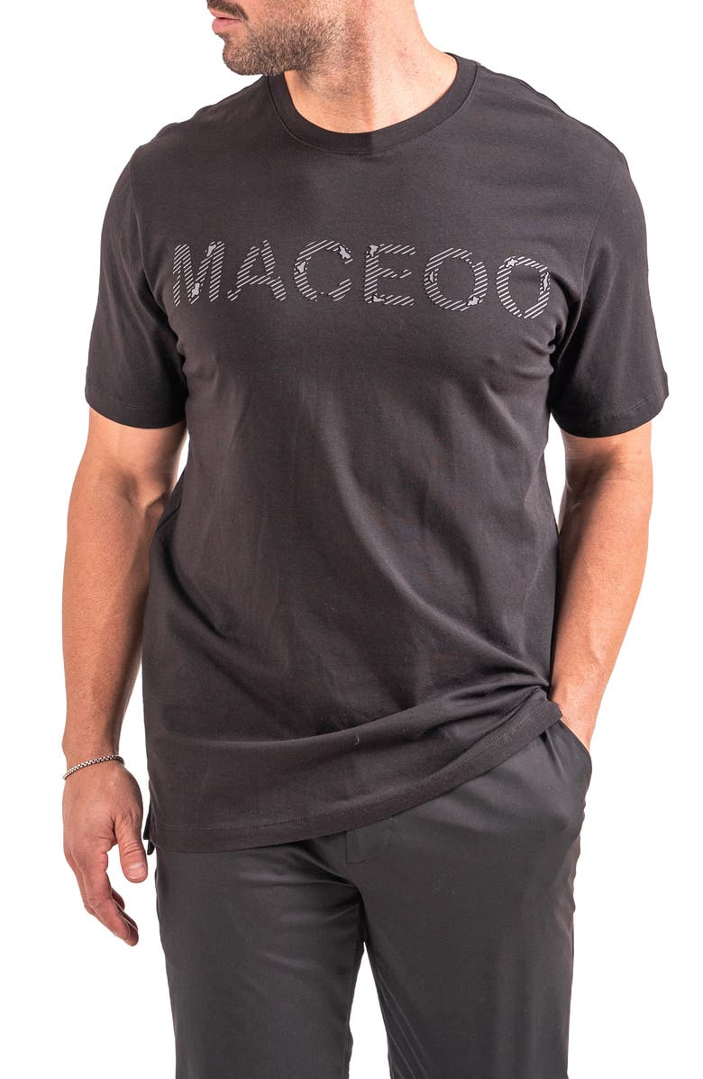 Maceoo Logo Graphic T-Shirt, Alternate, color, Black