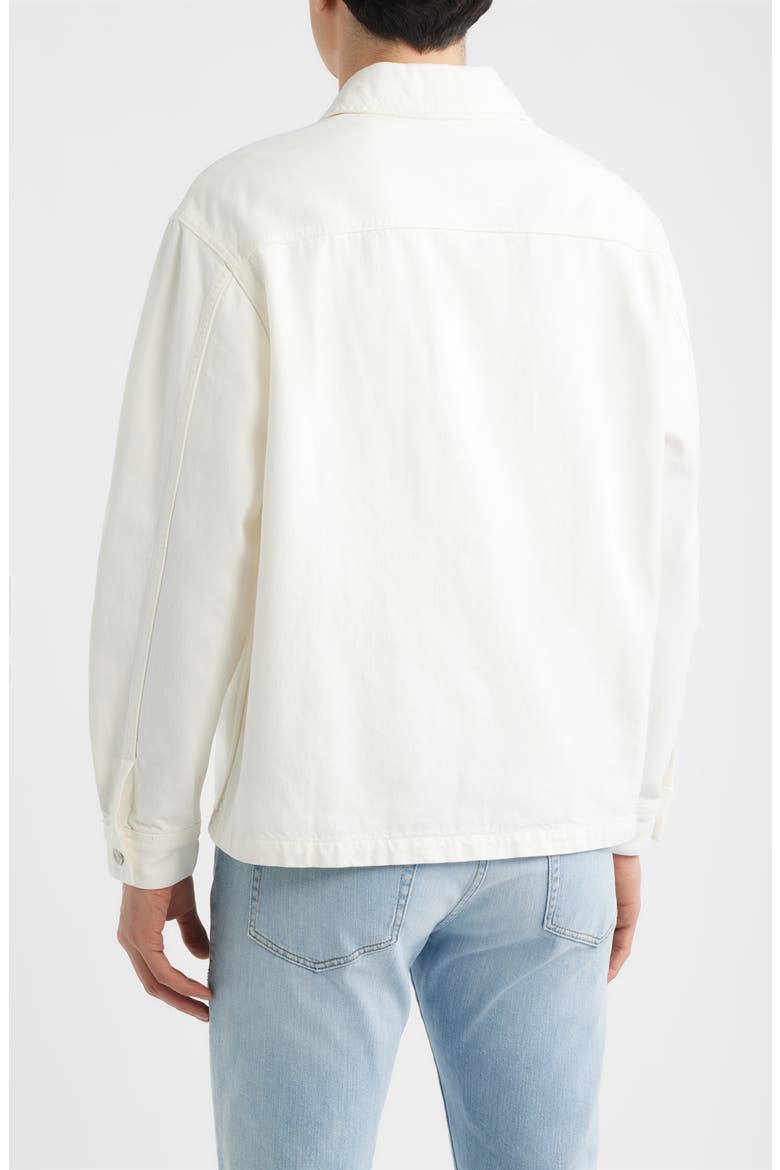 Cotton Blend Shirt Jacket, Alternate, color, NATURAL