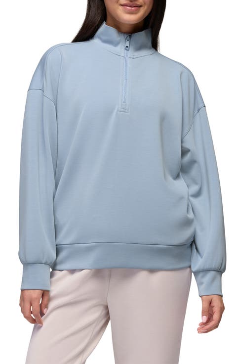 Shea Soft Relaxed Half Zip Pullover
