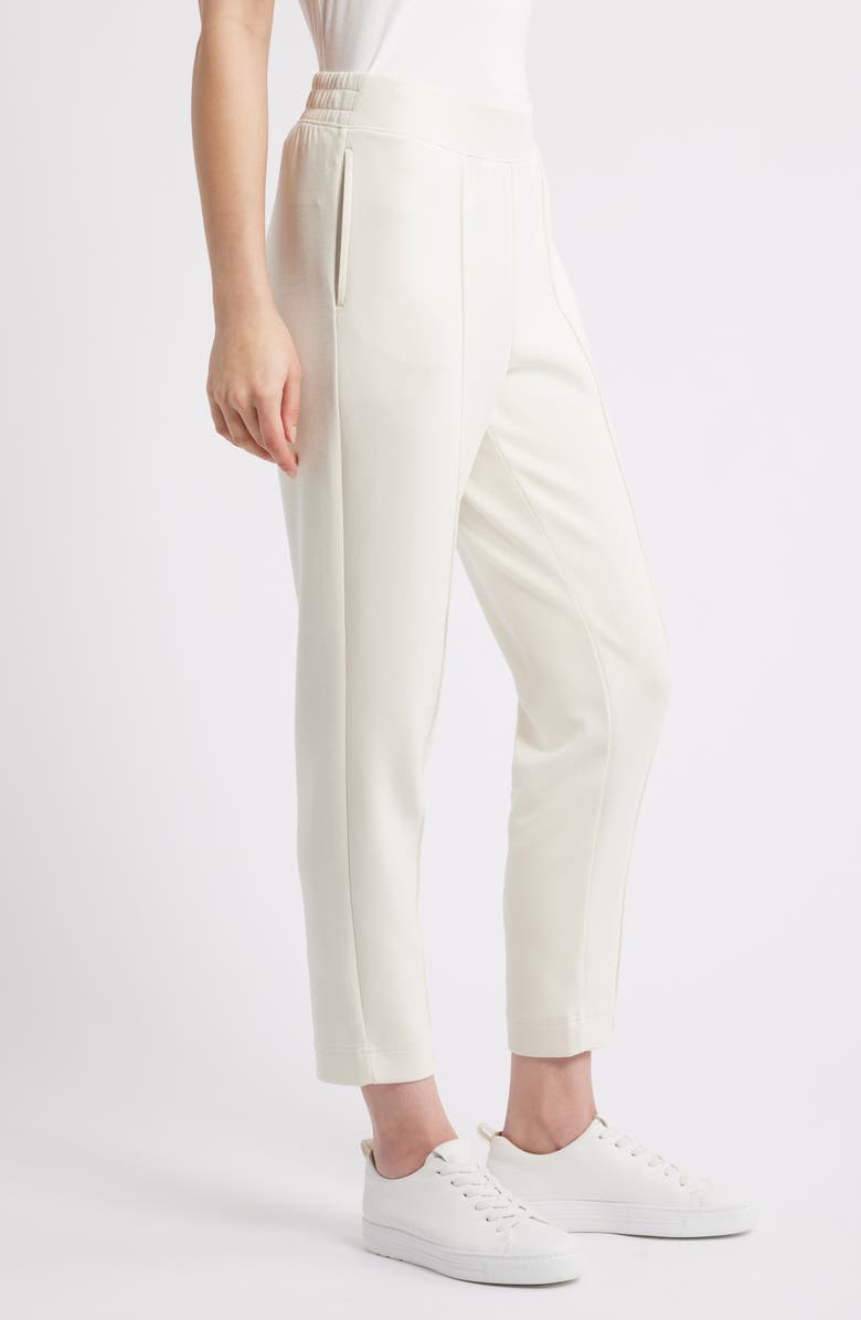 Tommy Bahama Palm Voyage Pintuck Pleat Knit Pants, Alternate, color, Bleached Sand