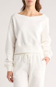 Abound V-Neck Crop Sweatshirt