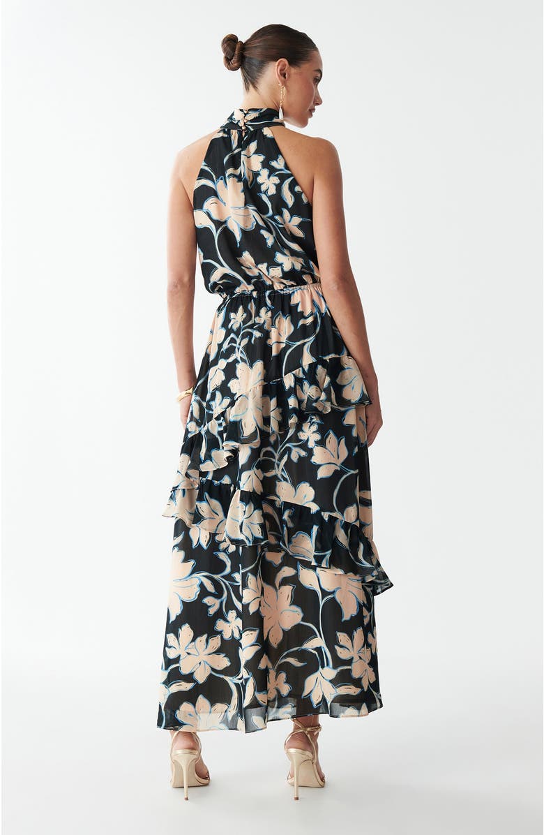 SAVEL Olia Midi Dress, Alternate, color, Falling Garden