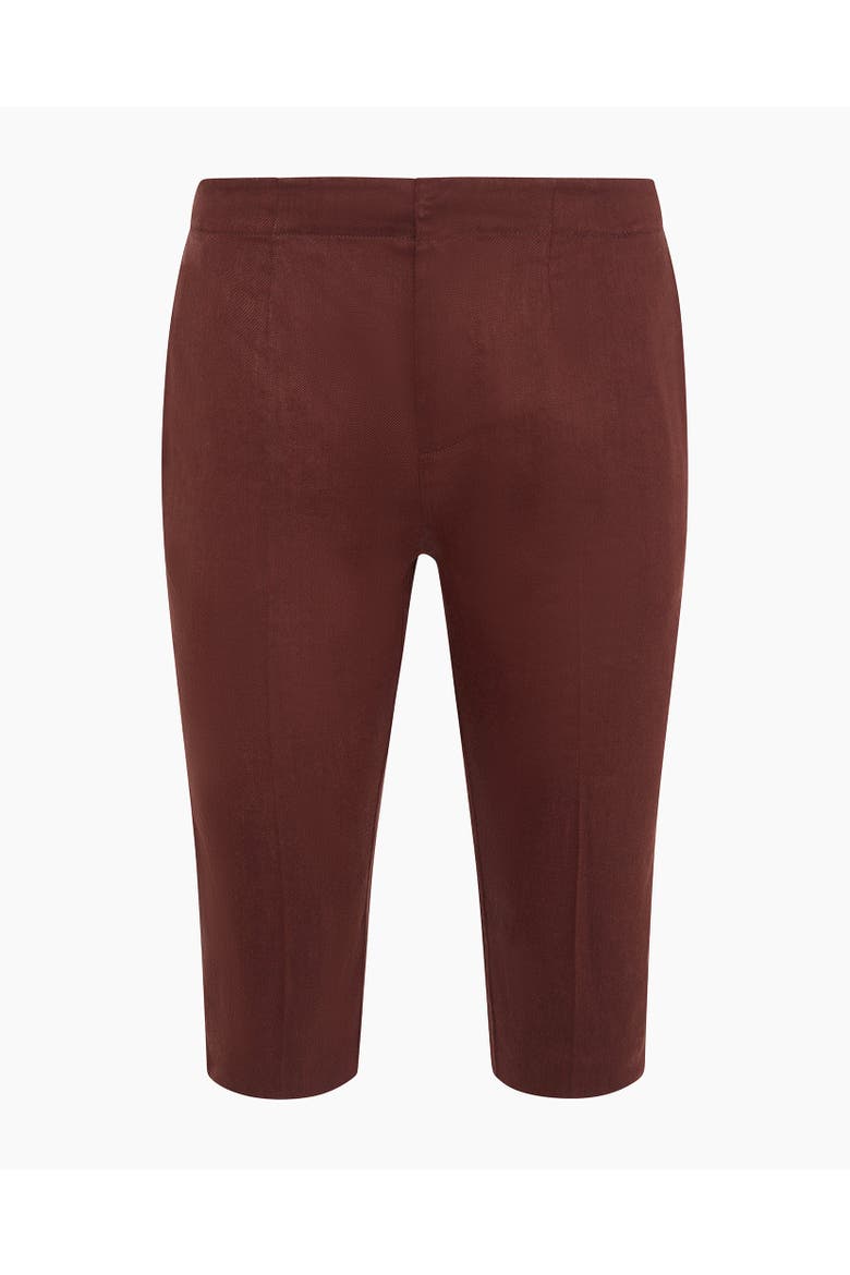 Slim Fit Capri Pant, Alternate, color, Cacao