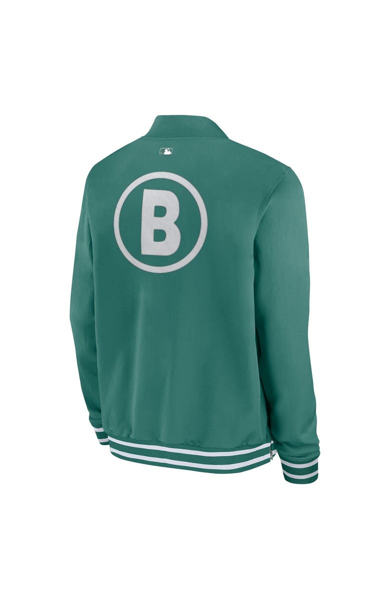 Nike Men's Nike  Green Boston Red Sox 2025 City Connect Authentic Collection Full-Zip Bomber Jacket, Alternate, color, 