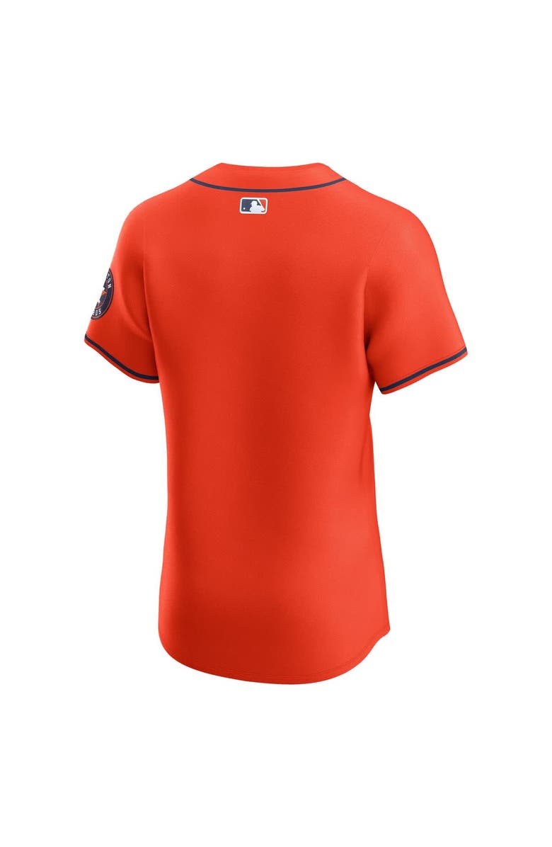 Nike Men's Nike Orange Houston Astros Alternate Elite Jersey, Alternate, color,