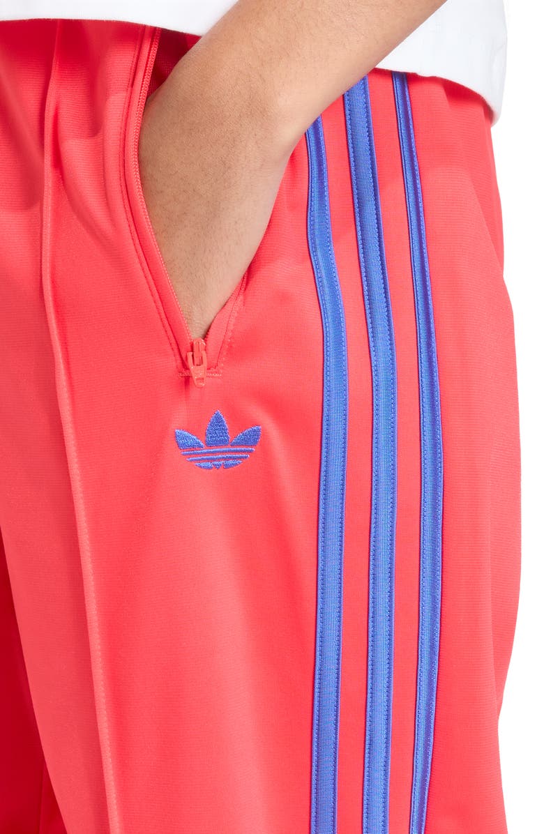 adidas Originals Firebird Recycled Polyester Track Pants, Alternate, color, Semi Lucid Red/ Blue/