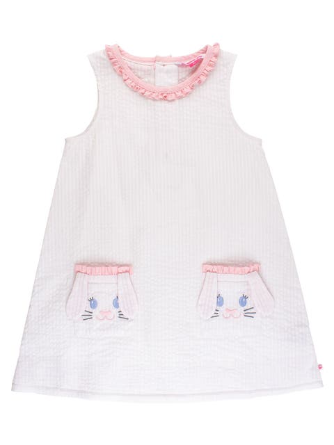 Seersucker Ruffle Pocket Dress (Baby)
