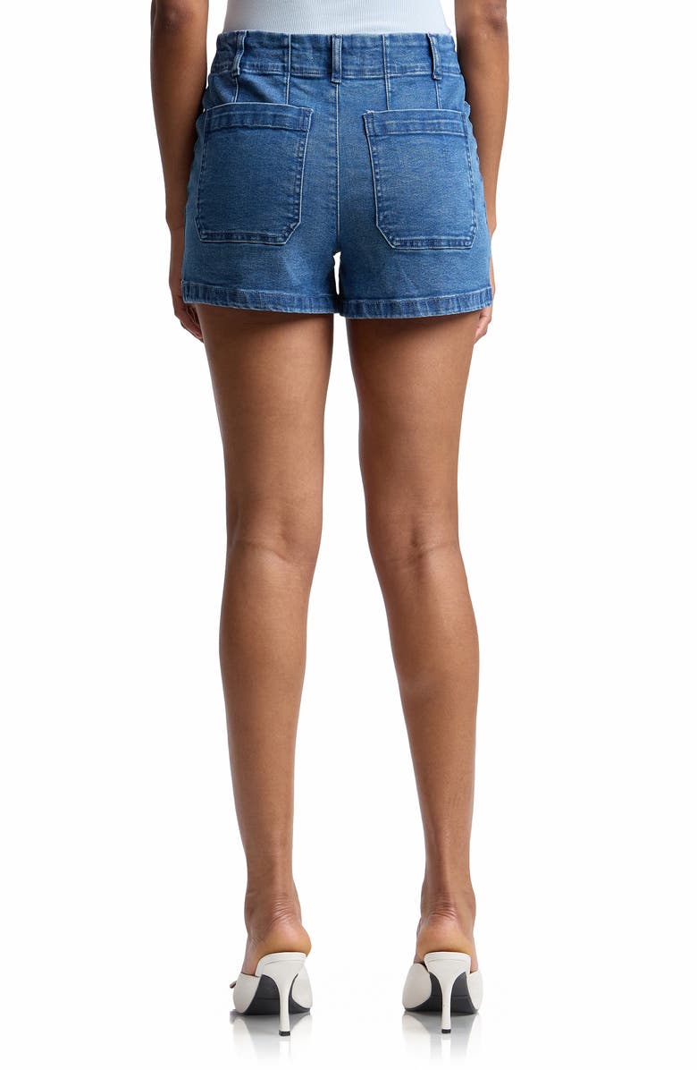 Bagatelle Patch Pocket Denim Shorts, Alternate, color, Soho Wash