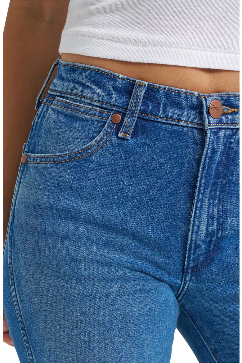 Wrancher Mid Rise Bootcut Jeans, Alternate, color, CAVIAR