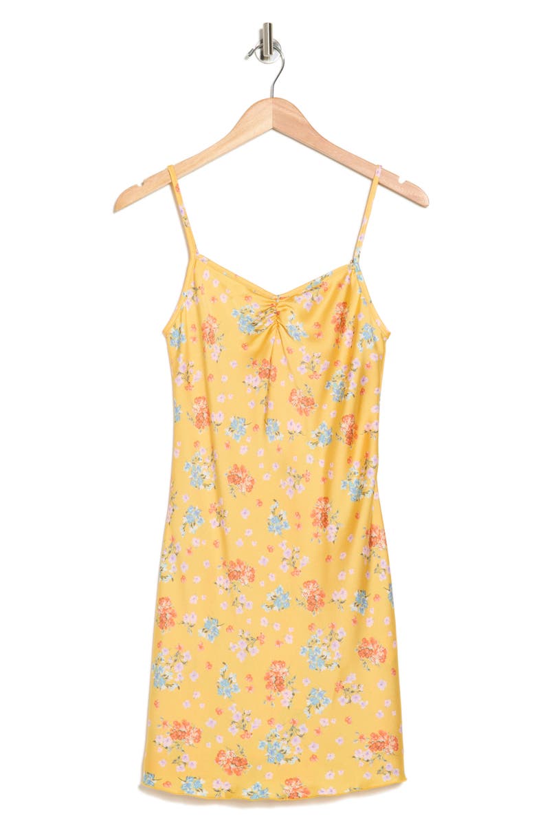 TASH AND SOPHIE Floral Slipdress, Alternate, color, Green/ Multi