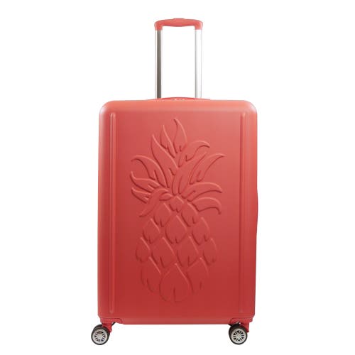 Tommy Bahama 30.5" Hard-sided 3d Pineapple Luggage With Drawstring Bag