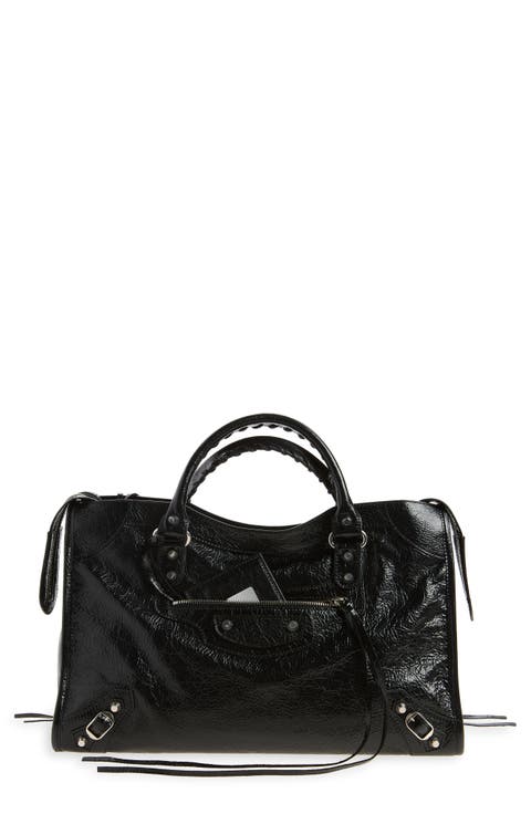 Medium Le City Arena Leather Satchel